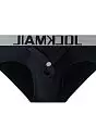 Однотонные брифы из эластичного хлопка черного цвета JOCKMAIL RTJM2031-2
